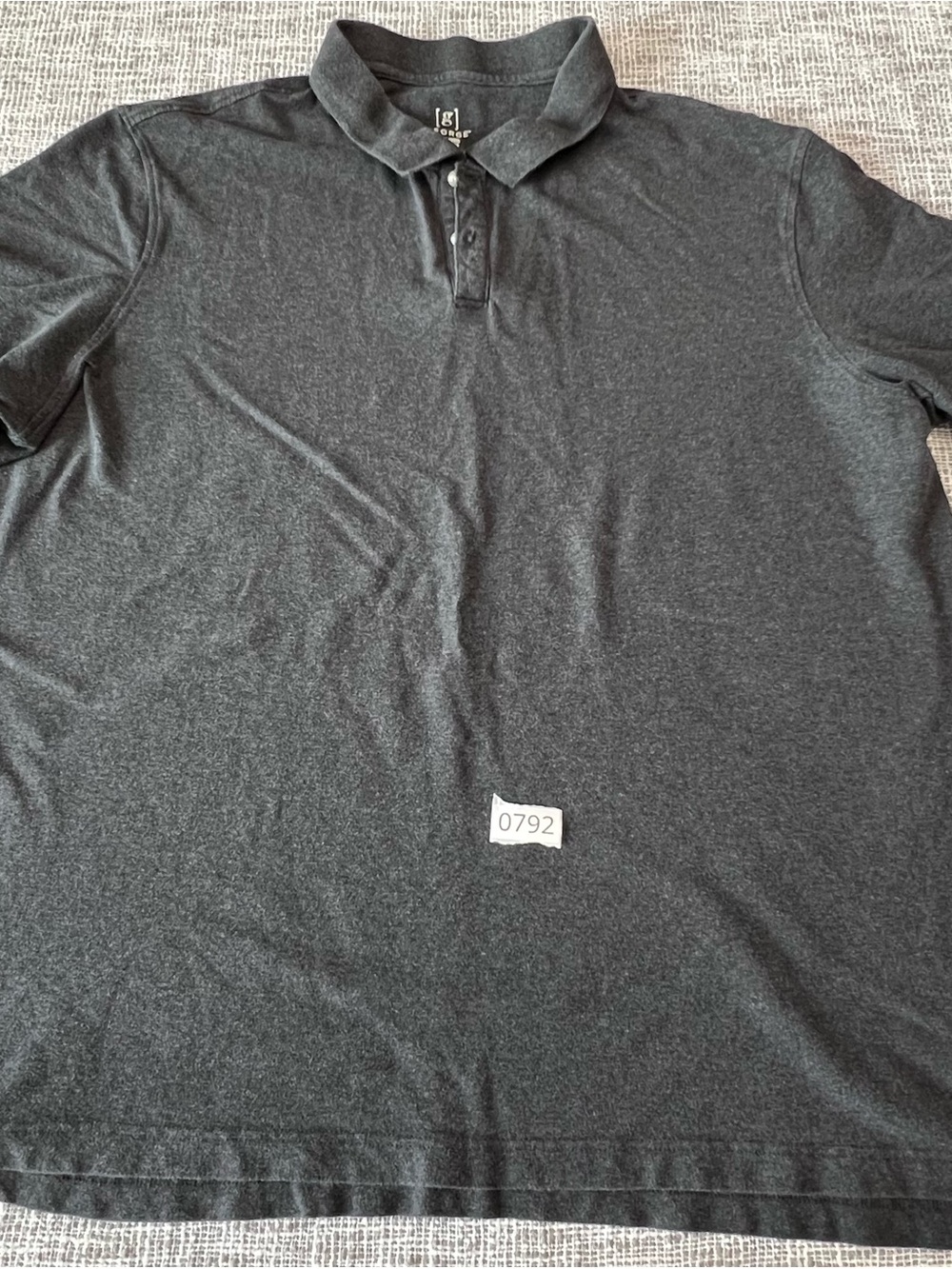 George Men's Dark Heather Gray Polo